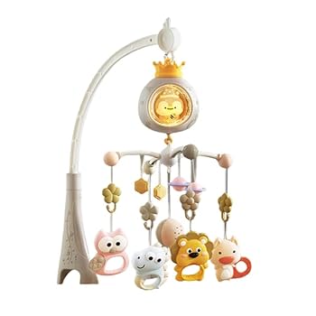 Amazon | SearEase 電動ベッドメリー 音楽オルゴール付き 視覚